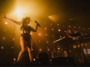 (Graham Tolbert  |  Loma Vista Records) The electronic duo Sylvan Esso is scheduled to perform at Ogden Amphitheater on August 22, 2023, as part of the Ogden Twilight Concert Series.