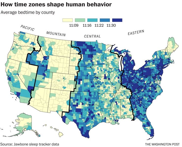 Living on the wrong side of a time zone can be hazardous to your health The Salt Lake Tribune
