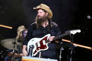 (Laura Roberts  |  Associated Press file photo) Country singer/guitarist Chris Stapleton, seen here in 2018, is scheduled to headline his "All-American Roadshow" tour, Thursday, June 23, 2022, at Usana Amphitheatre in West Valley City, Utah.