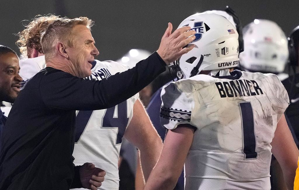 What Utah State football coach Blake Anderson has learned about recruiting  local high school players